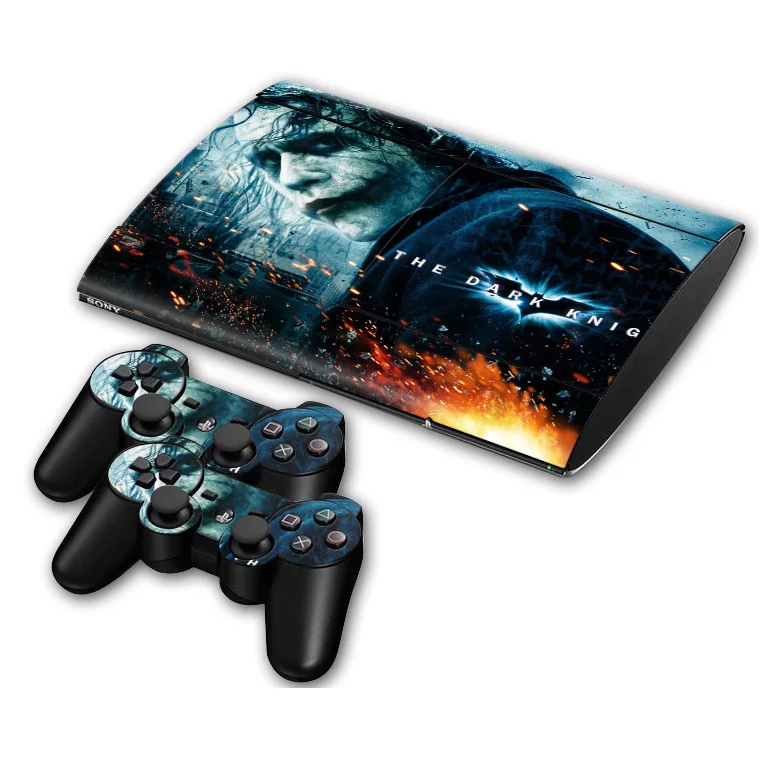 Виниловый стикер в стиле Джокера для Sony PS3 Super Slim 4000 CECH и 2 Защитных устройство