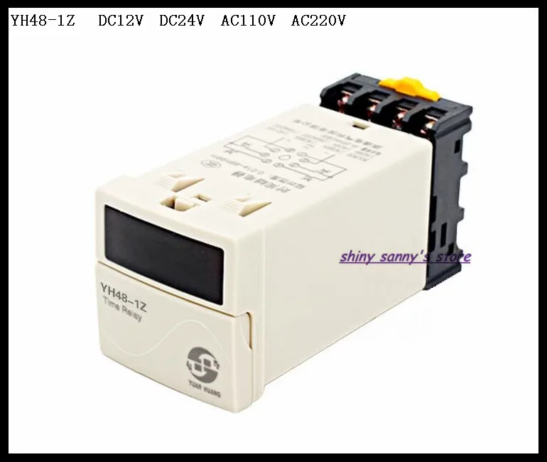 

Upgrades YH48-1Z DH48S-1Z DC12V, DC24V, AC110V, AC220V Multifunction Digital Delay Timer 0.01S-99H99M On Delay 8 Pins Brand New