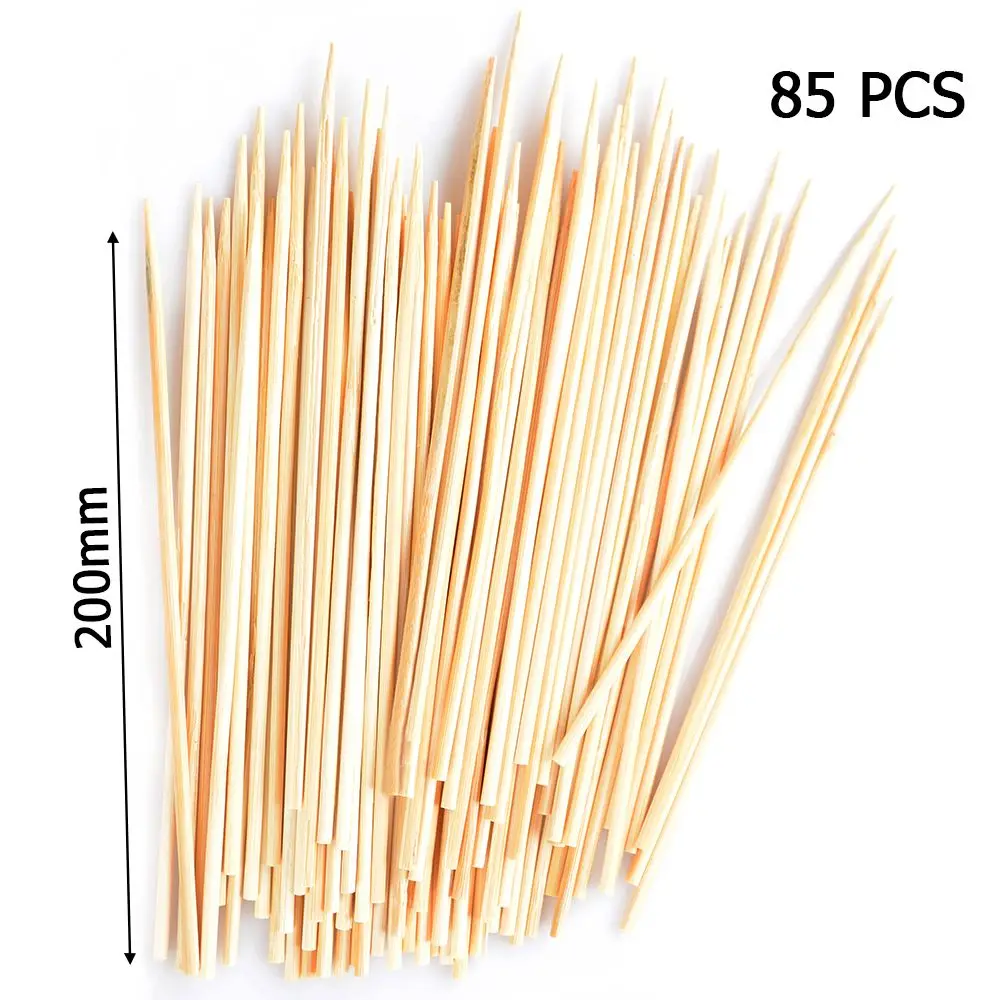 1 шт. в упаковке для барбекю на открытом воздухе Пикник бамбуковые шампуры гриля