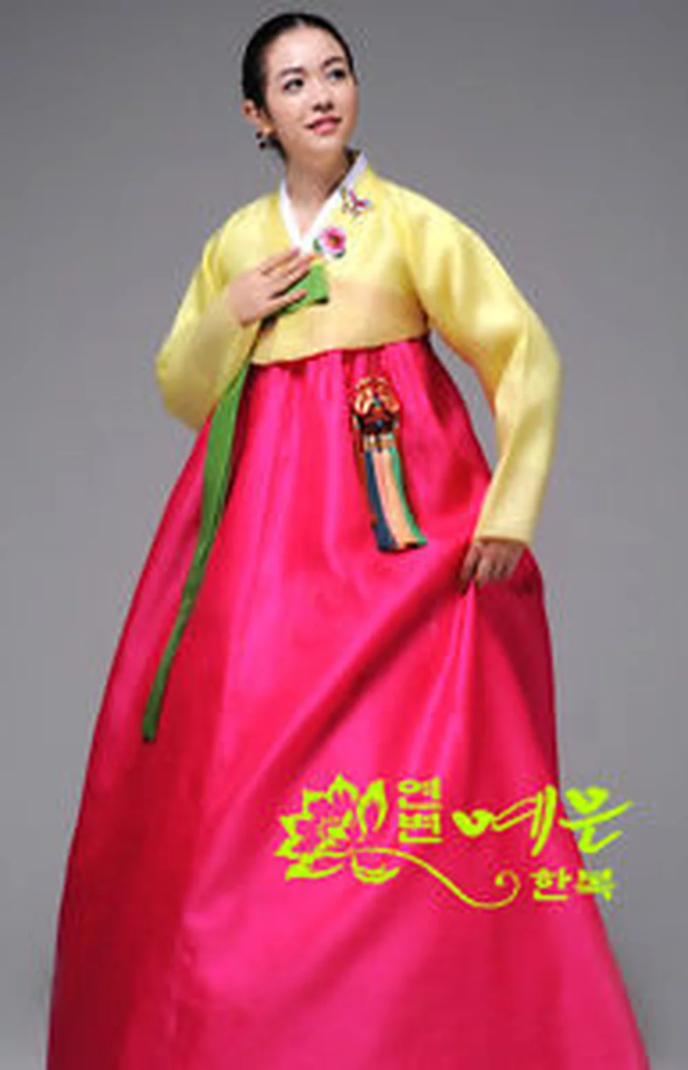 Платье ручной работы на заказ корейский Классический женский костюм ханбок |