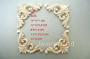 4 шт., накладка на деревянную рамку, 8x8 см, 10x10 см