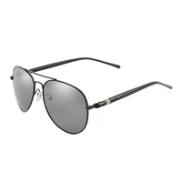 2018 new polarized men sunglasses photochromic aviation sunglasses men sports night vision metal frame brand design fashion