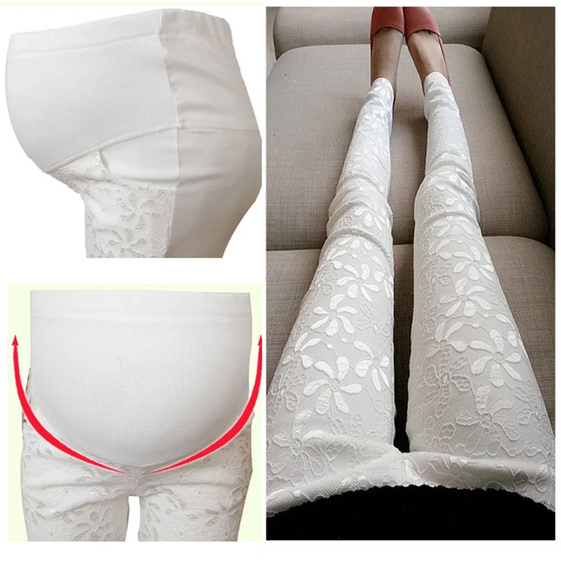 Удобные штаны для беременных женщин Одежда хлопковая одежда брюки с цветочным