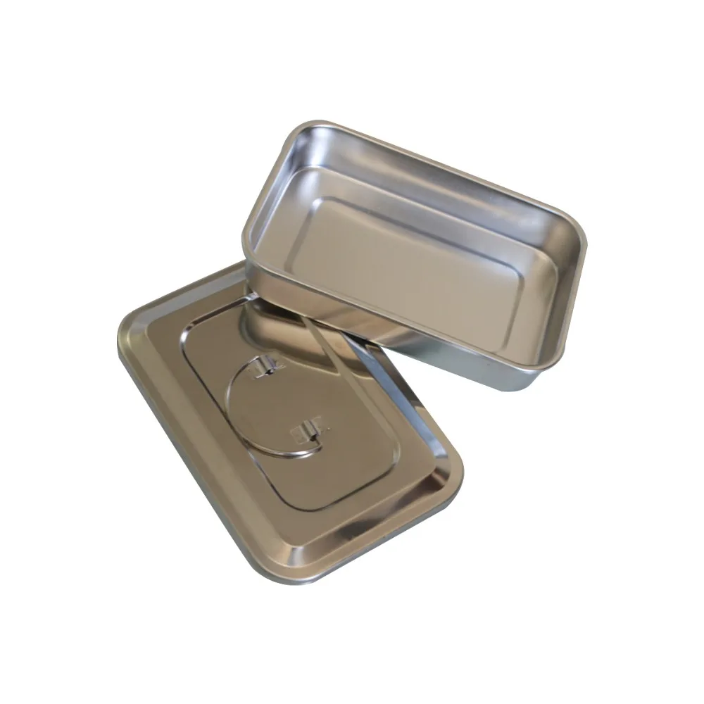 1 шт. нержавеющая сталь посуда дезинфекция лоток чехол в виде кассеты 9 дюймов