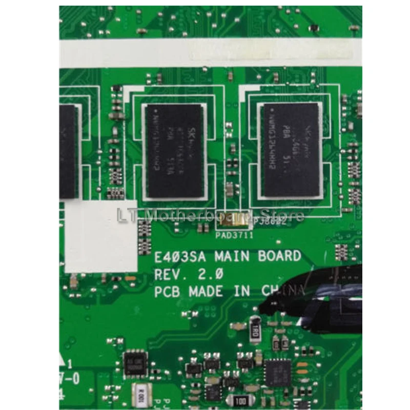 E403SA материнская плата для For Asus E403S работает 100% тест Оригинал N3700 4 ядра 2G RAM 32G SSD |