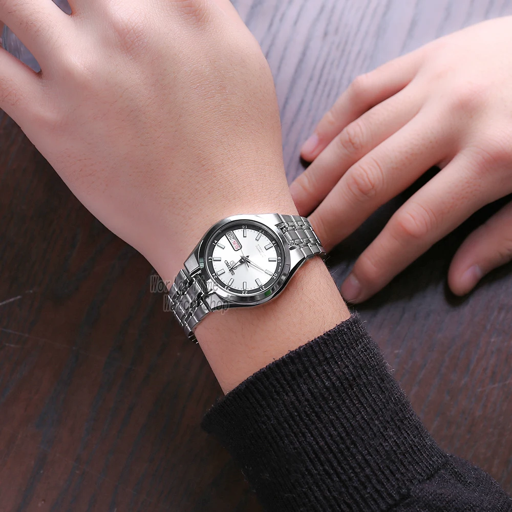 Seiko часы мужские 5 автоматические set top brand люкс Спортивные водонепроницаемые