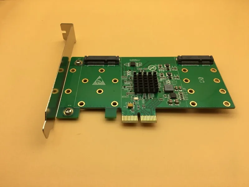 4 порта mSATA Raid Card PCIE Райзер карта конвертер PCI E SSD RAID ускорения расширенные карты
