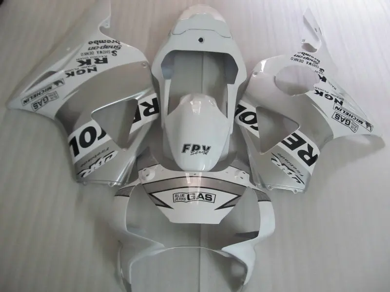 

Complete ABS Plastic Fairing Kits For WI CBR900RR 954 02 03 Year 2002 2003 CBR954RR White Silver Fairings Motorbike