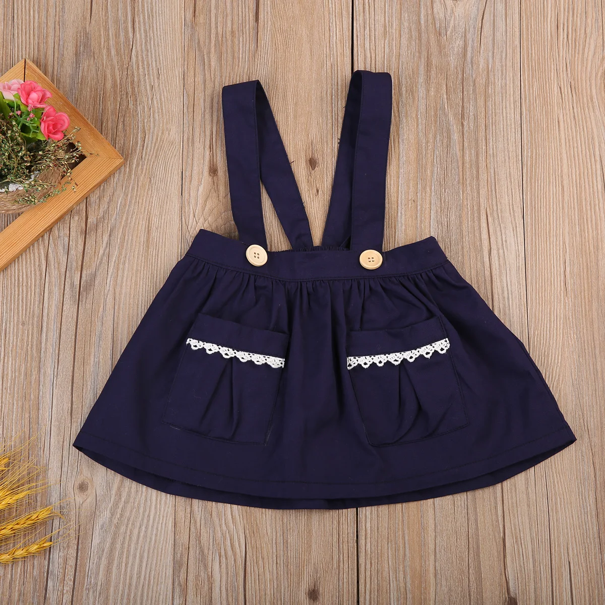 2019 Newborn Infant Babies Kids Girl Dress Cute Baby Dresses Sleeveless Braces Above Knee Casual Autumn Party 6M-3Y | Детская одежда и