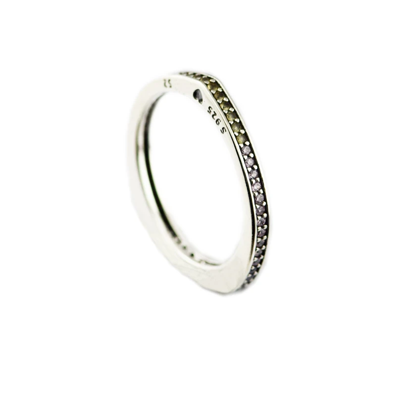 

Multi-Colored Arc Of Love Rings 100% Authentic 925 Sterling-Silver-Jewelry Free Shipping