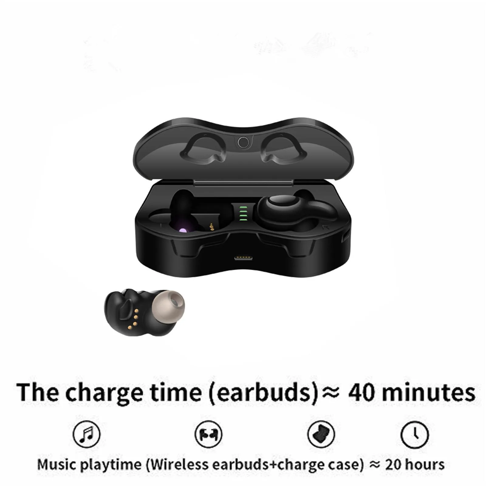 TWS Twins True Беспроводная V5.0 Bluetooth стерео гарнитура Мини наушники для Apple iPhone XS Max XR X
