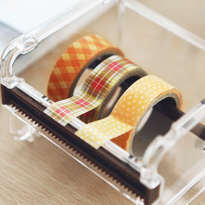 Канцелярские бумажные стикеры коробки для чеков Диспенсер Васи-ленты хранение