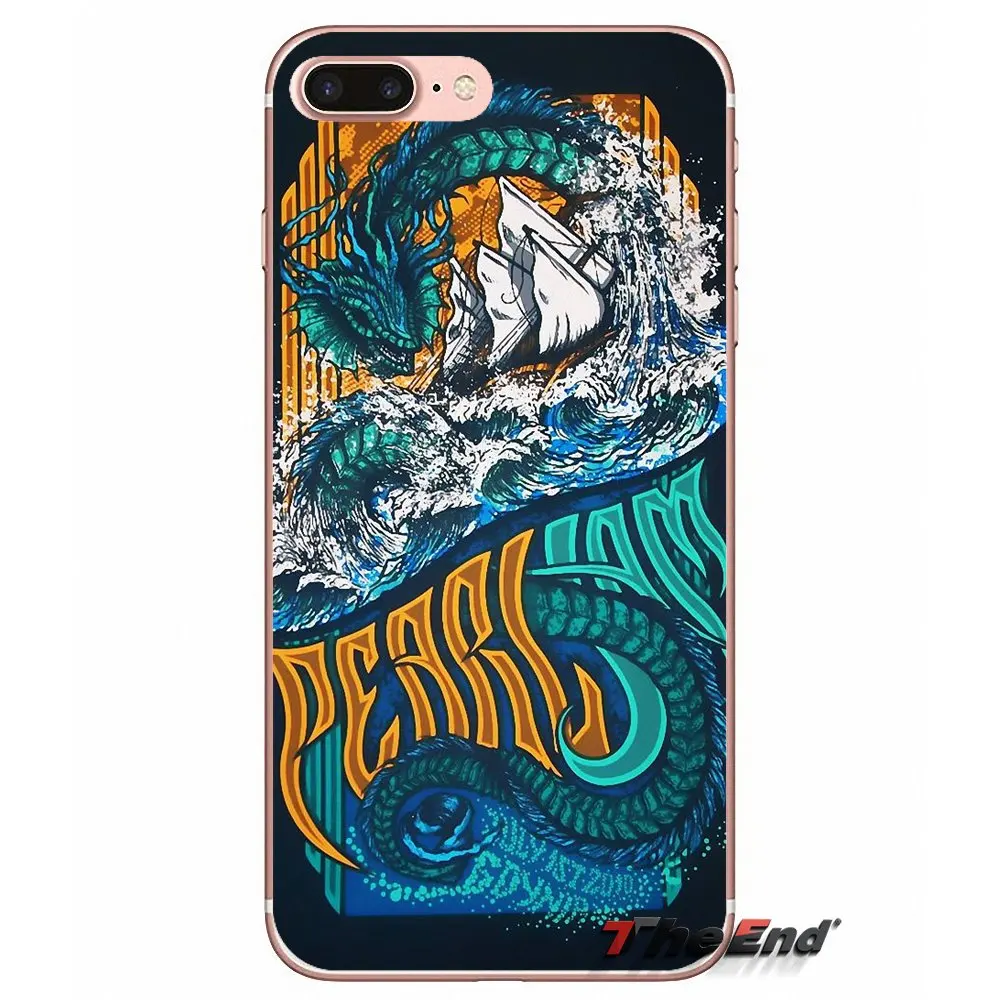 Мягкий чехол из ТПУ с логотипом Pearl Jam PJ milwaukee для Apple iPhone X 4 4S 5 5S SE 5C 6 6S 7 8 Plus 6Plus 7plus