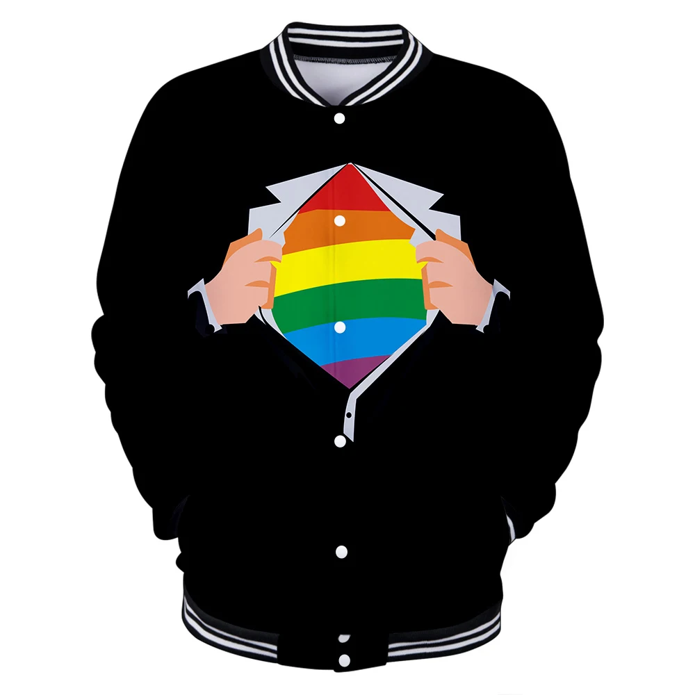 2019 гомосексуал тема LGBT бейсбольная форма Женская Весенняя Повседневная модная