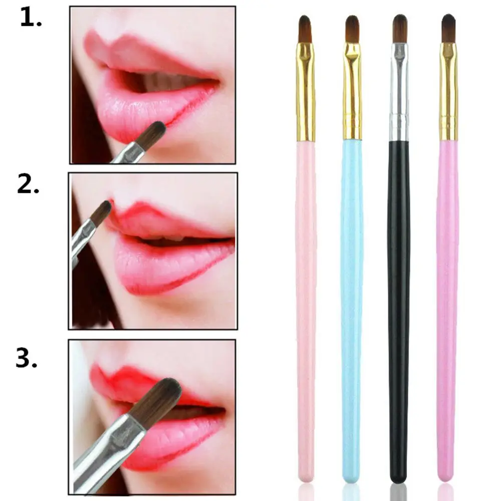 Новые модные плоские Кисти для бровей под углом кисти основы подводки румян