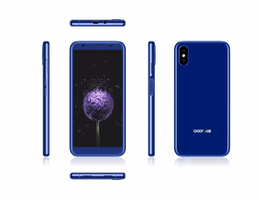 DOOGEE X55 5 ''смартфон Android 7 1 16 Гб Встроенная память функцией отпечатков пальцев