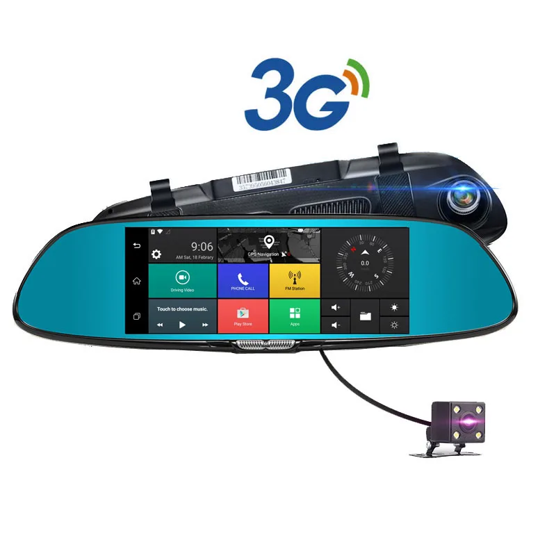 3G Wi Fi Видеорегистраторы для автомобилей Камера gps навигации Android 5