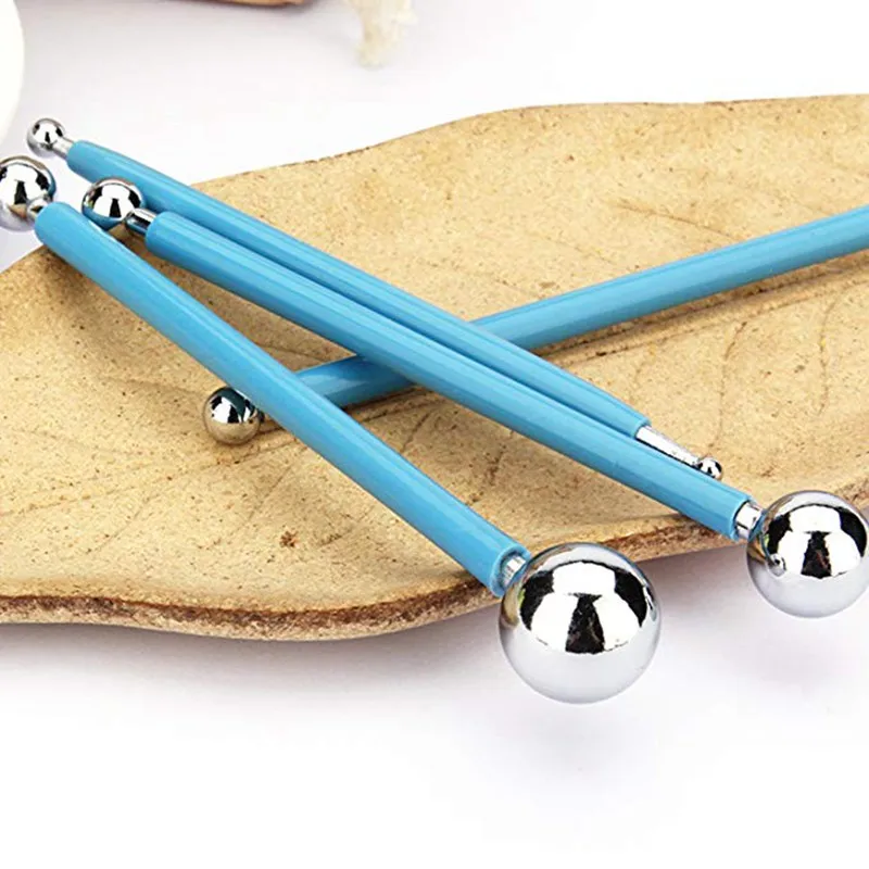 4 шт. инструменты для помадки металлический шар выпечки помадка украшения торта