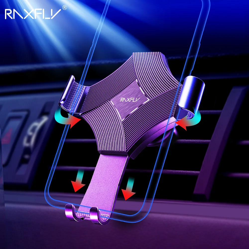 Автомобильный держатель RAXFLY для телефона в автомобиле iPhone XS X с креплением на
