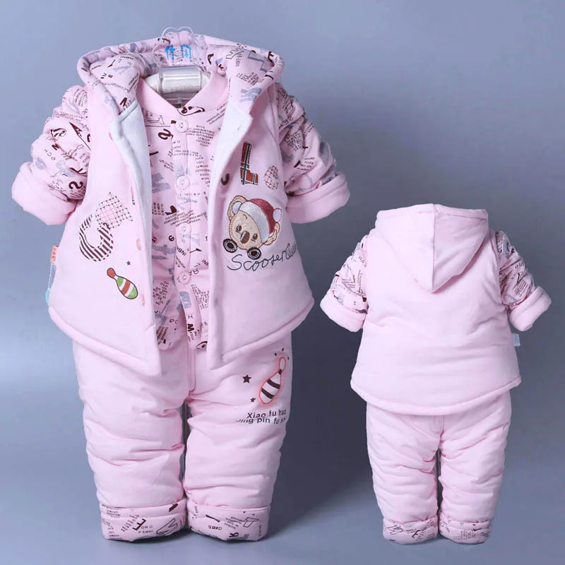 Коллекция 2018 года зимний популярный комплект одежды для новорожденных мальчиков