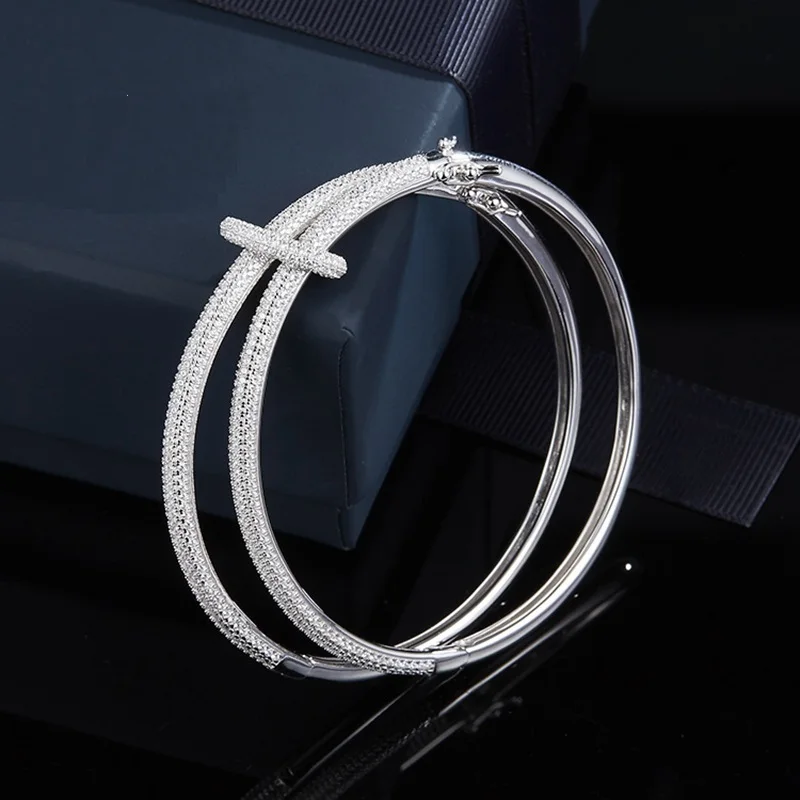 Женский Штабелируемый Круглый браслет YP1161 роскошное ювелирное изделие из