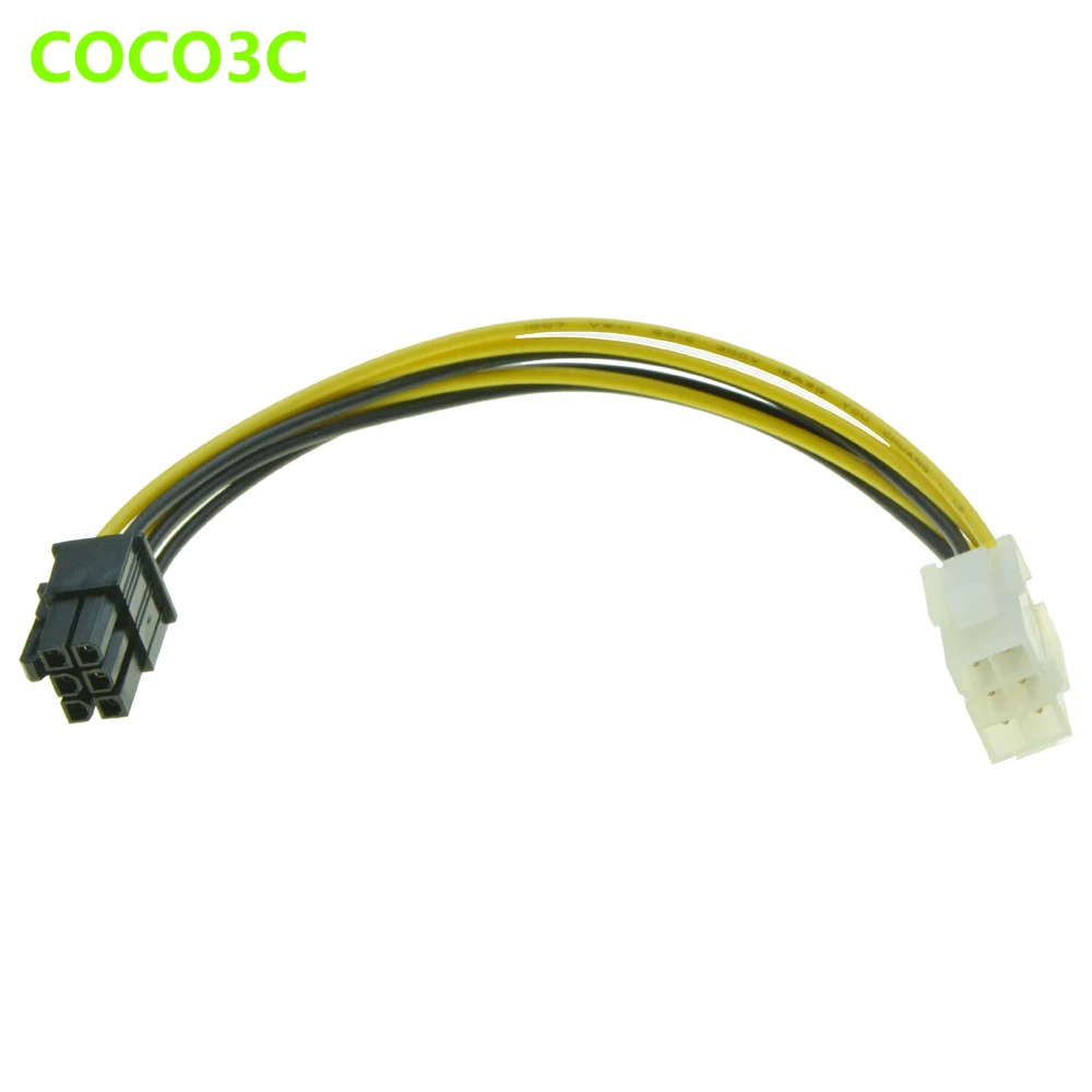20 см 6 контактов штырь-гнездо PCI express GPU Блок питания PSU Удлинительный кабель для PCIe