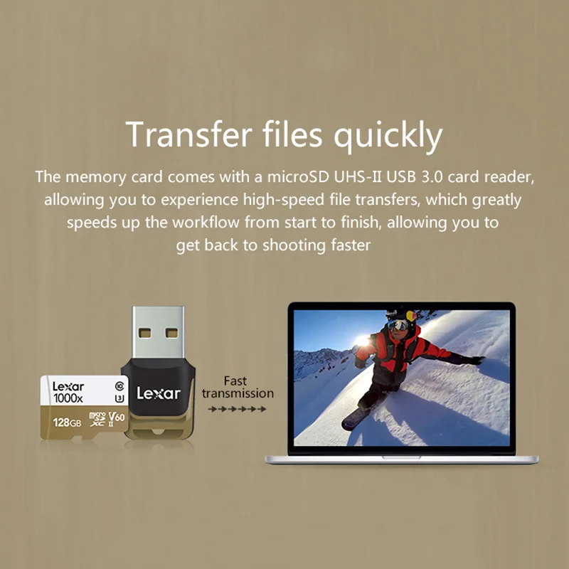 Высокоскоростная флеш карта памяти Lexar 32 ГБ micro sd UHS II U3 64 Гб класс 10 MicroSD 128 tf для