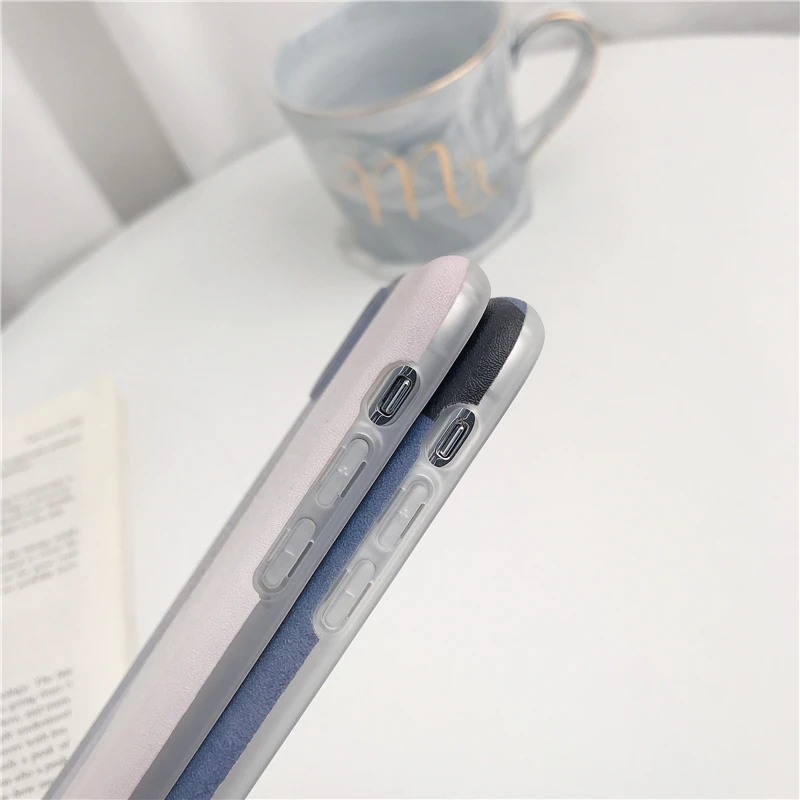 Colorful abstract Painting Soft TPU For iphone X XR XSMAX Phone Case For iPhone X 6 6S 7 8 Plus Pink Soft IMD Phone Cover