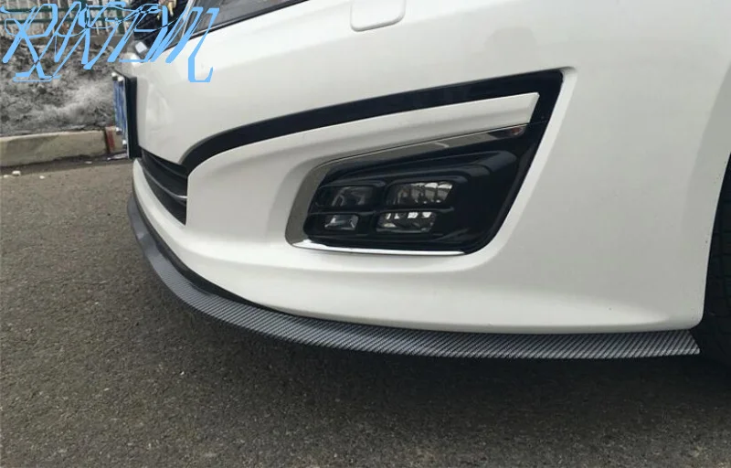 Универсальный черный разветвитель для губ из углеродного волокна спойлер