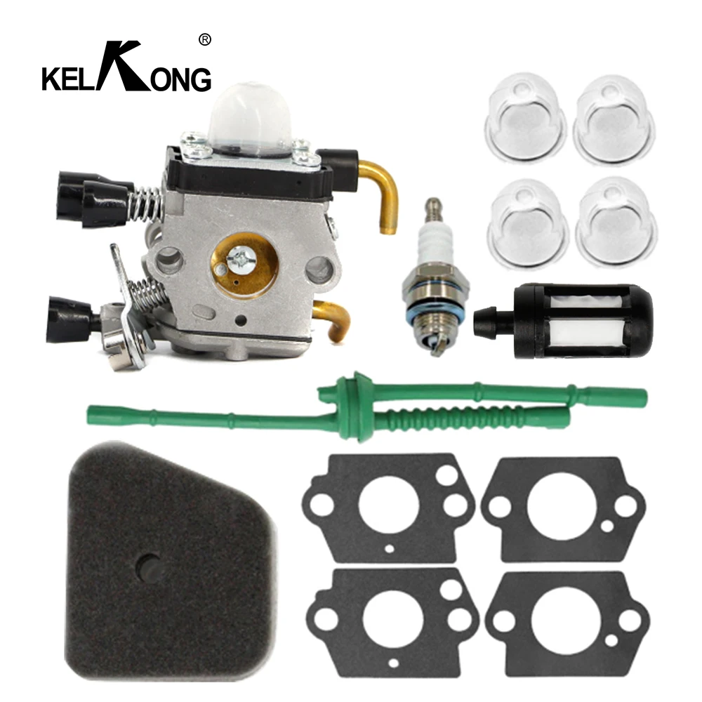 Карбюратор KELKONG набор карбюратора для Stihl FS38 FS45 FS46 FS55 KM55 FS85 с воздушным топливным