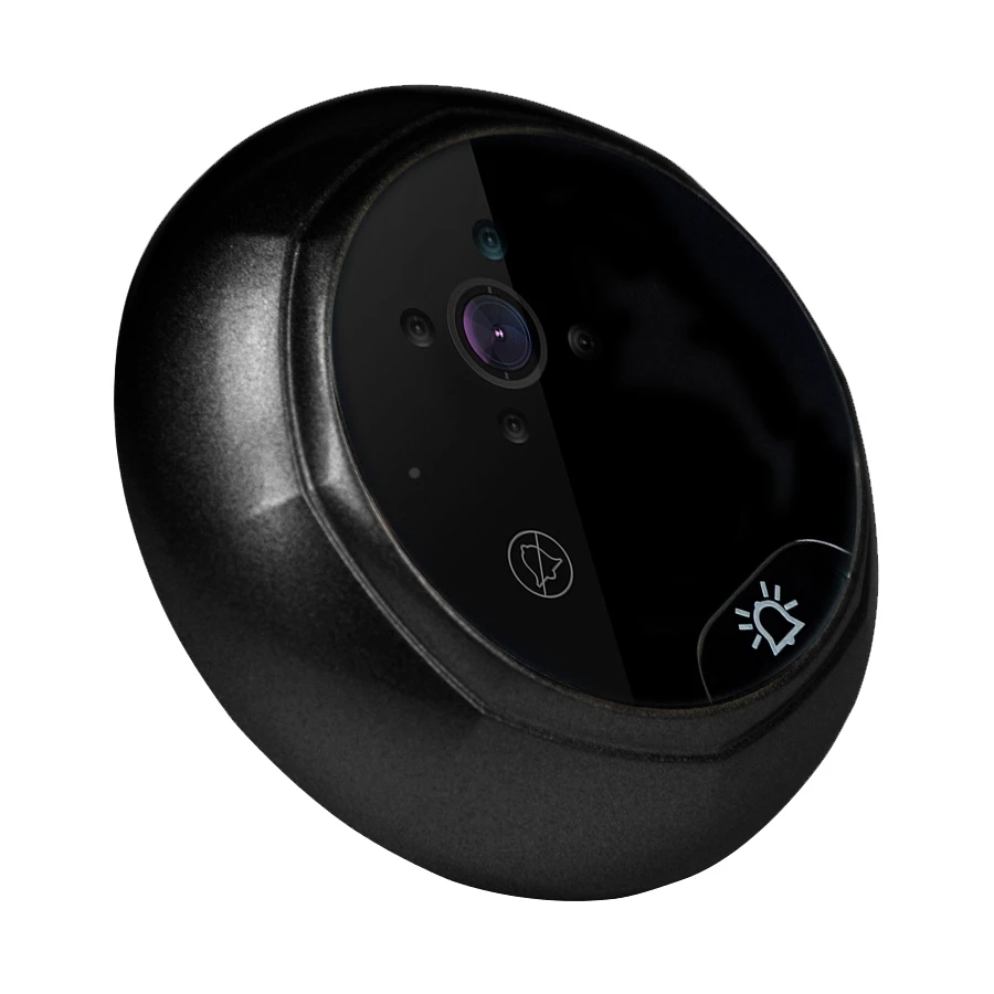 Danmini W5, 2,4 дюйма, цифровой цветной экран для безопасности двери, глазок для просмотра без беспокойства, 2 МП, поддержка макс 32 ГБ, TF карта