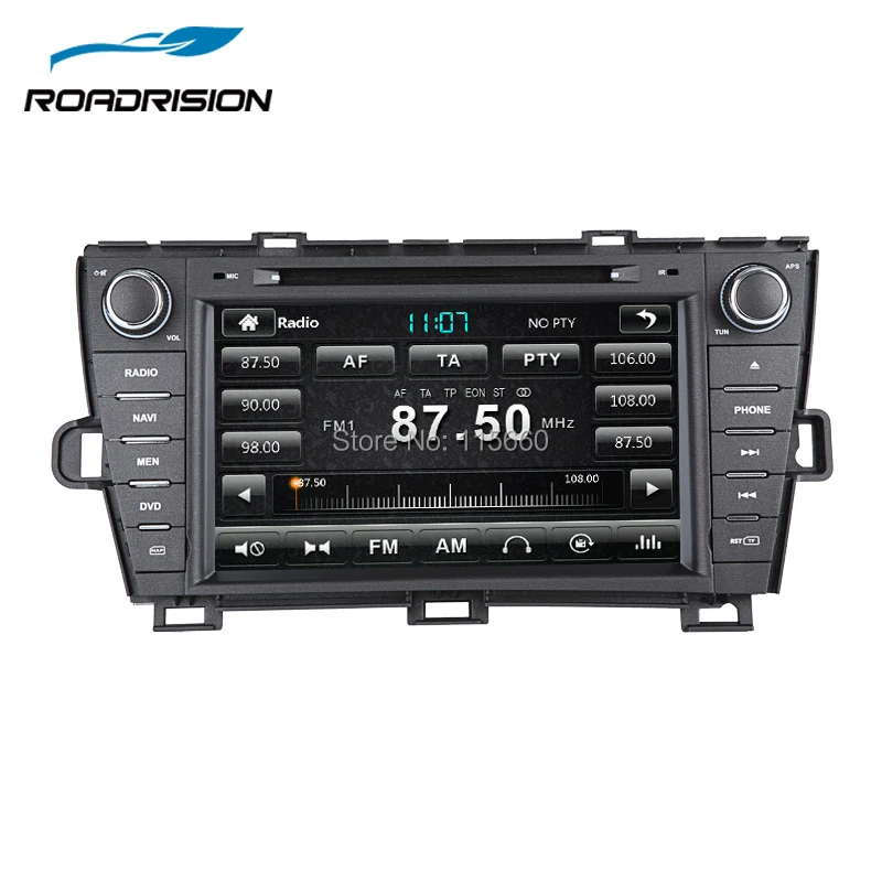RoadRision 2Din 8 дюймов Автомобильный DVD gps навигация для Toyota Prius левое вождение с RDS Wifi 3g