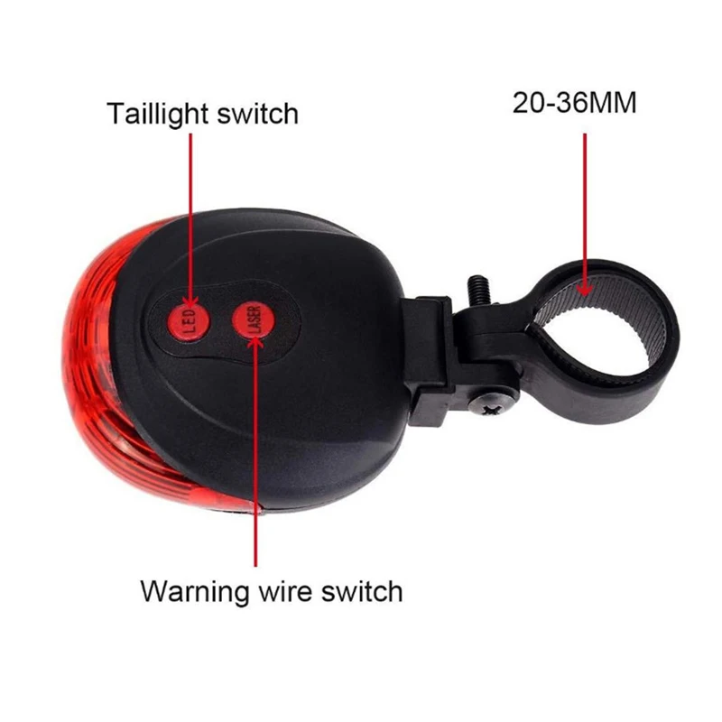 Велосипедное седло для горного велосипеда 2 лазера ночная подсветка 7 режимов |