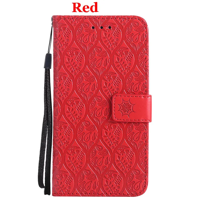 Vines-Red Кожаный чехол-книжка для Honor 7A, для huawei Honor 7A, DUA-L22, 5,45 дюйма(русский), Honor7A mini, 3D Vines, PU, чехол для телефона Honor 7A Pro 5,7 дюйма - Цвет: Vines-Red