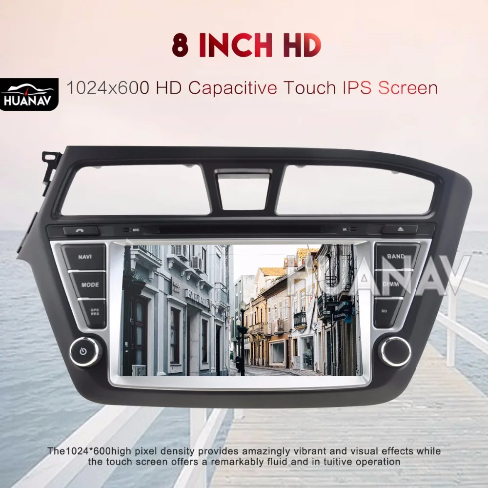 Dvd-плеер gps навигации для HYUNDAI I20 левой рукой 2014-2017 DVD Мультимедиа Android 8 0/Android 7 1 2 din