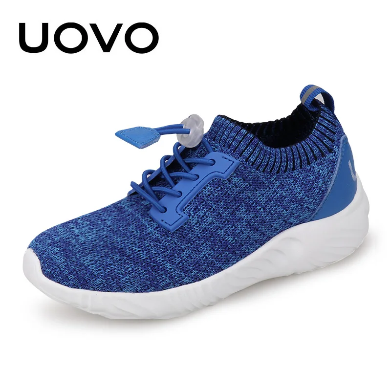 UOVO/Детская спортивная обувь; кроссовки для мальчиков; Весенняя детская дышащая сетчатая обувь для мальчиков и девочек; модные кроссовки;#30-39