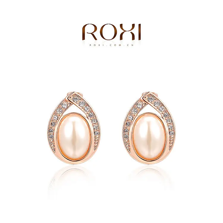ROXI Gift Classic Genuine Austrian Crystals Fashion Red/ Green Zircon Water Drop Earrings Hot Sale For Party | Украшения и