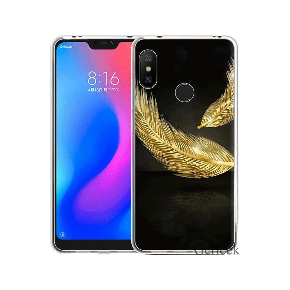 Desxz Feather Hard Case For Xiaomi Mi A2 A1 5X 6X 6 8 9 9se 5 5s MAX 3 Lite Cover | Мобильные телефоны и аксессуары