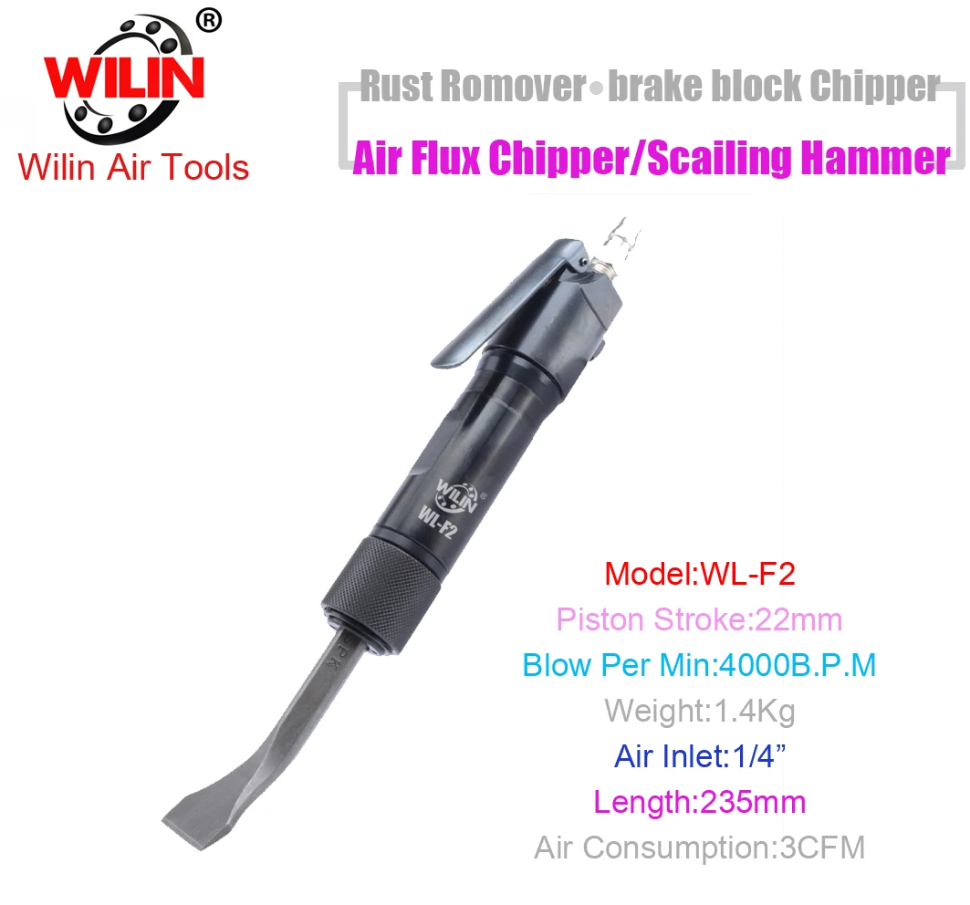 Air Flux Chipper 10&quot inch Length Pneumatic Straight Shank Scraper Brake Scaling Hammer Car Repair Flat Chisel Rust Romover |