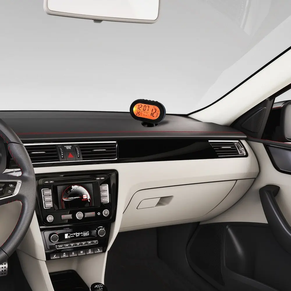 Полезные термометр Вольтметр Напряжение детектор Батарея измерения Температура