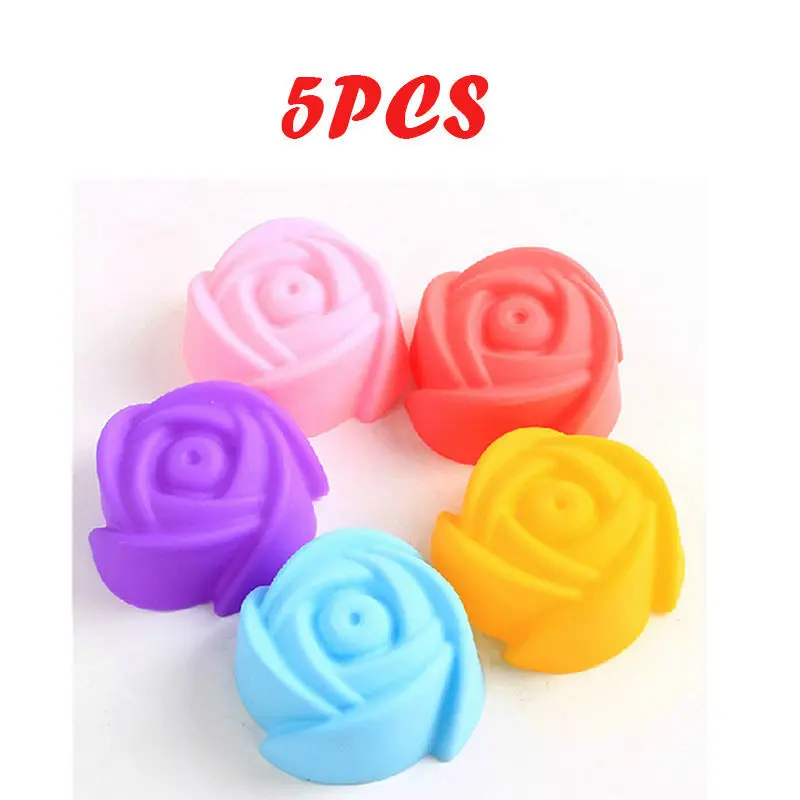 5 шт./лот см силиконовая форма для маффинов печенья выпечки тортов шоколада