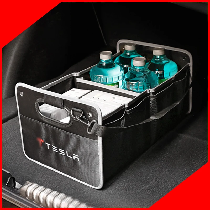 

A Little Change Trunk folding storage box storage box compartment storage box for Tesla model 3 S X Car accessories