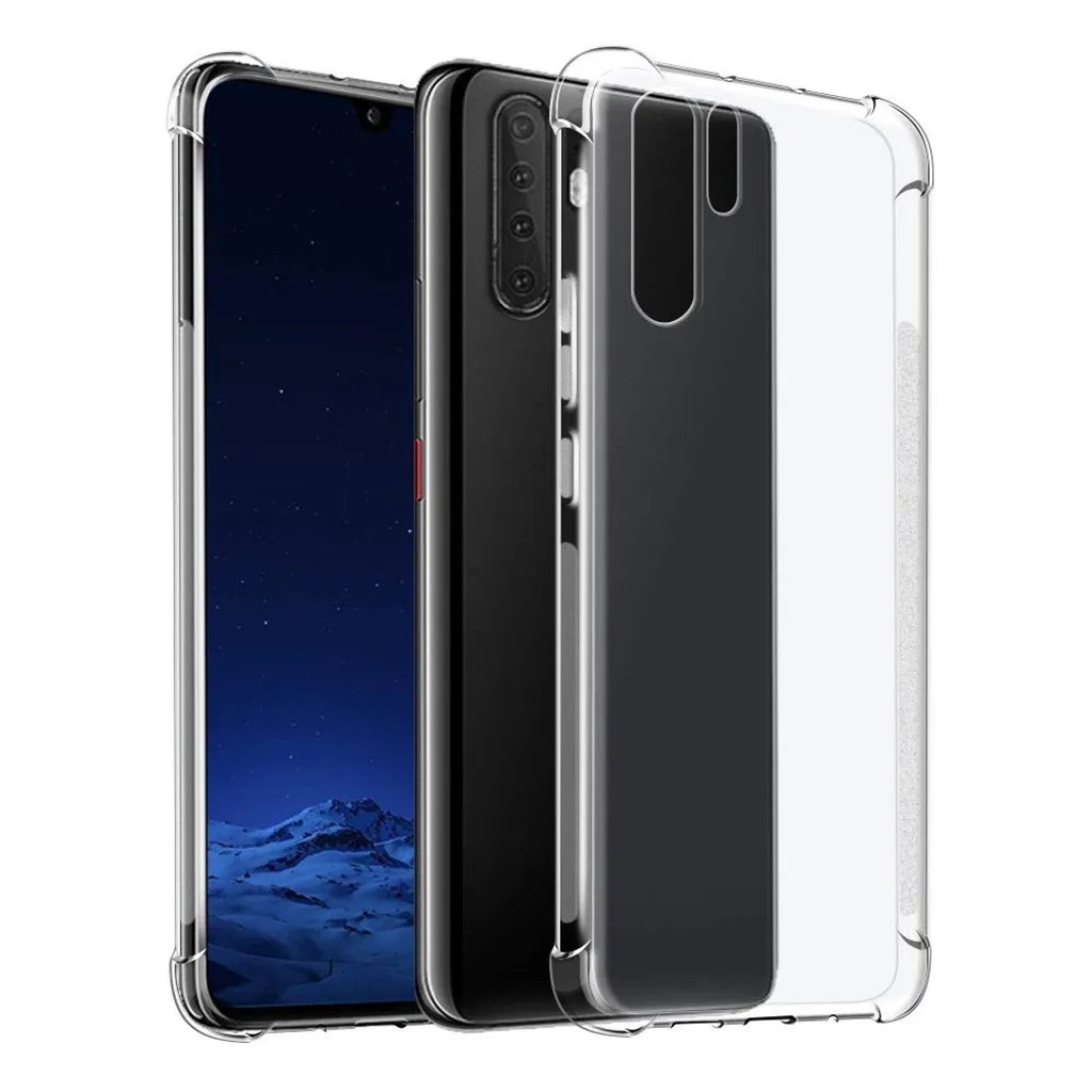 Прозрачный чехол для телефона Huawei P30 Pro 6 47 Дюймов прозрачный мягкий резиновый