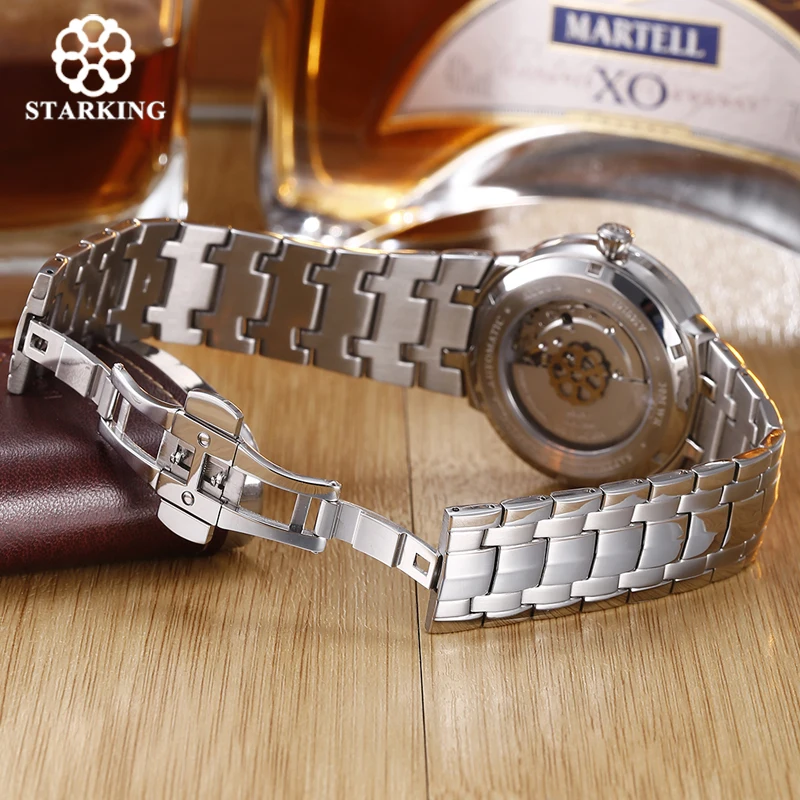 StarKing Мужские часы Роскошные антикварные автоматические полностью из