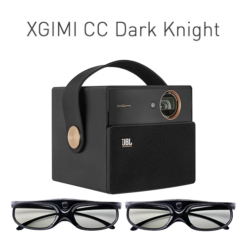 2pcs 3D XGIMI CC Aurora Dark Knight DLP портативный проектор Wifi Bluetooth 3D затвор Android Поддержка домашнего кинотеатра 4K HD видео проекторы - Цвет: 2pcs 3D