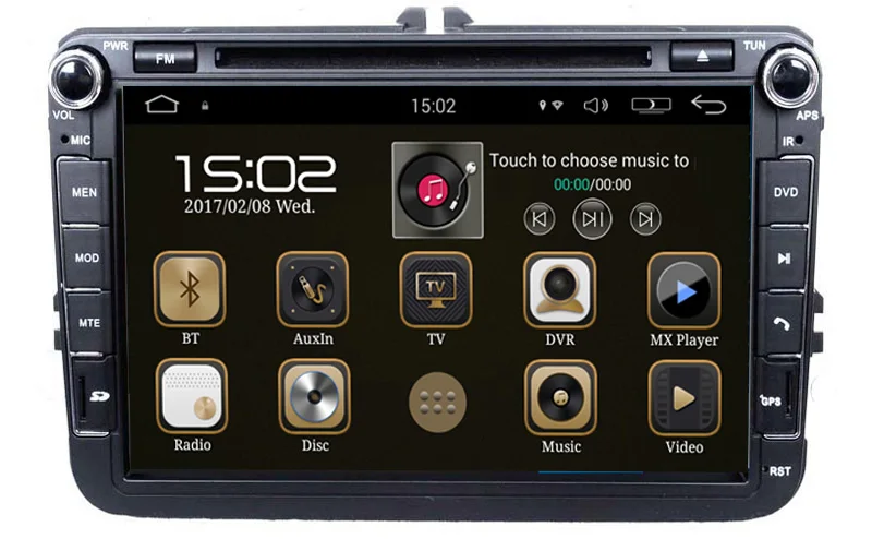 8 дюймов Android 7 1 Автомобильный GPS навигатор DVD для Skoda Octavia Fabia Superb с радио BT USB AUX SD