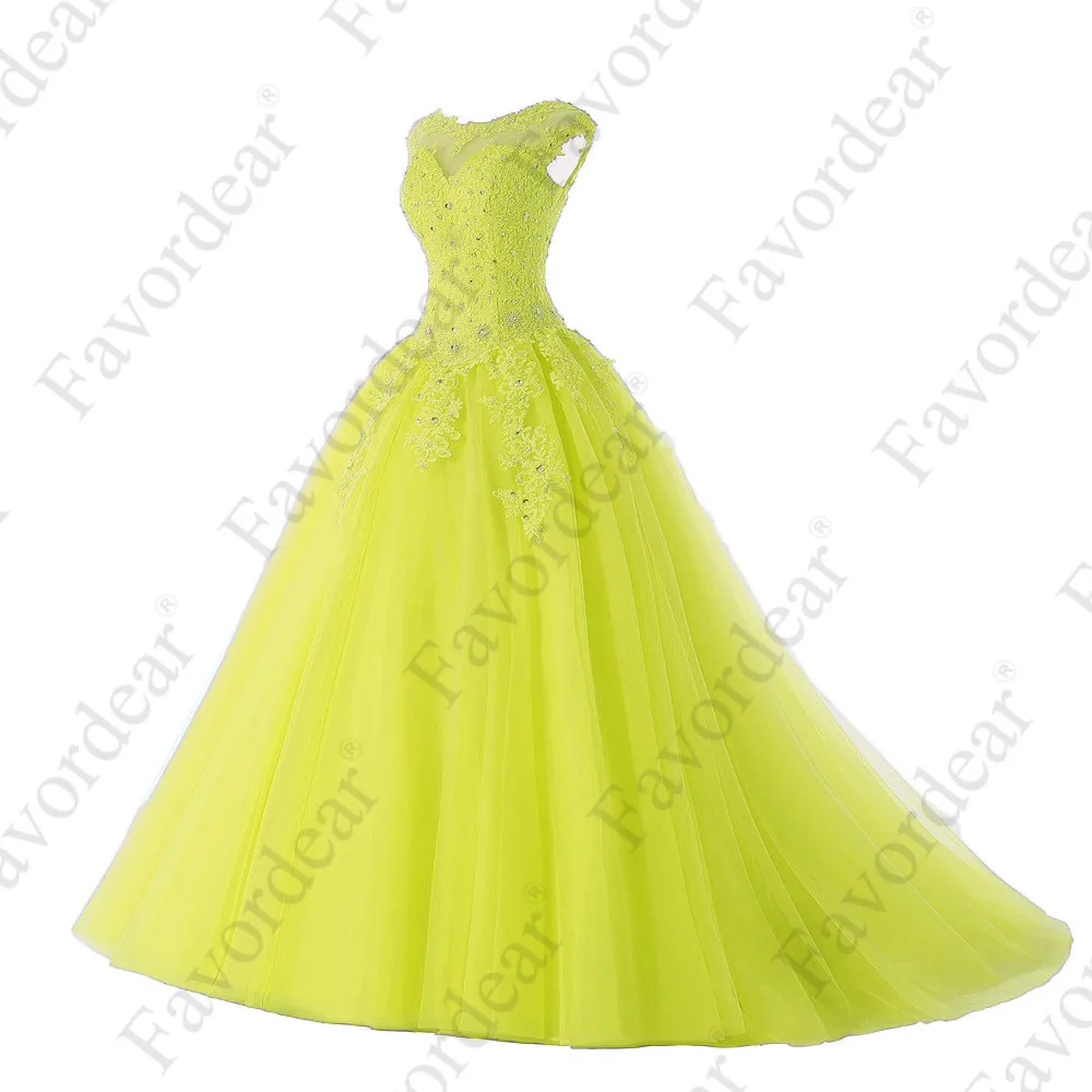 BLF-27 Favordear Quinceanera Бисер сладкий 16 платье Vestidos De 15 Anos Кепки рукавом Бирюзовый Вино Quinceanera платья вечерние платье - Цвет: BLF-27