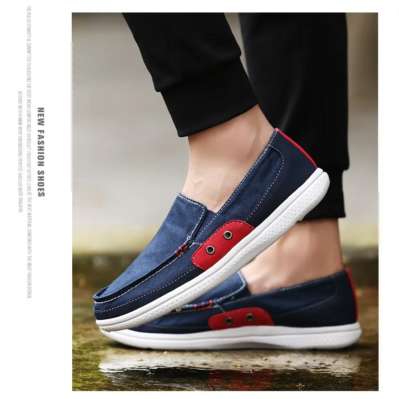 Big Size 39-48 Male Fashion Ultra-light Autumn Men Canvas Shoes Leather Casual Mens Vulcanized Breathable Shoe Flat Sneakers tn | Обувь