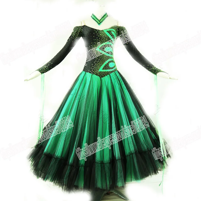 Костюм для бальных танцев в новом стиле одежда платья конкурсов латинских танго