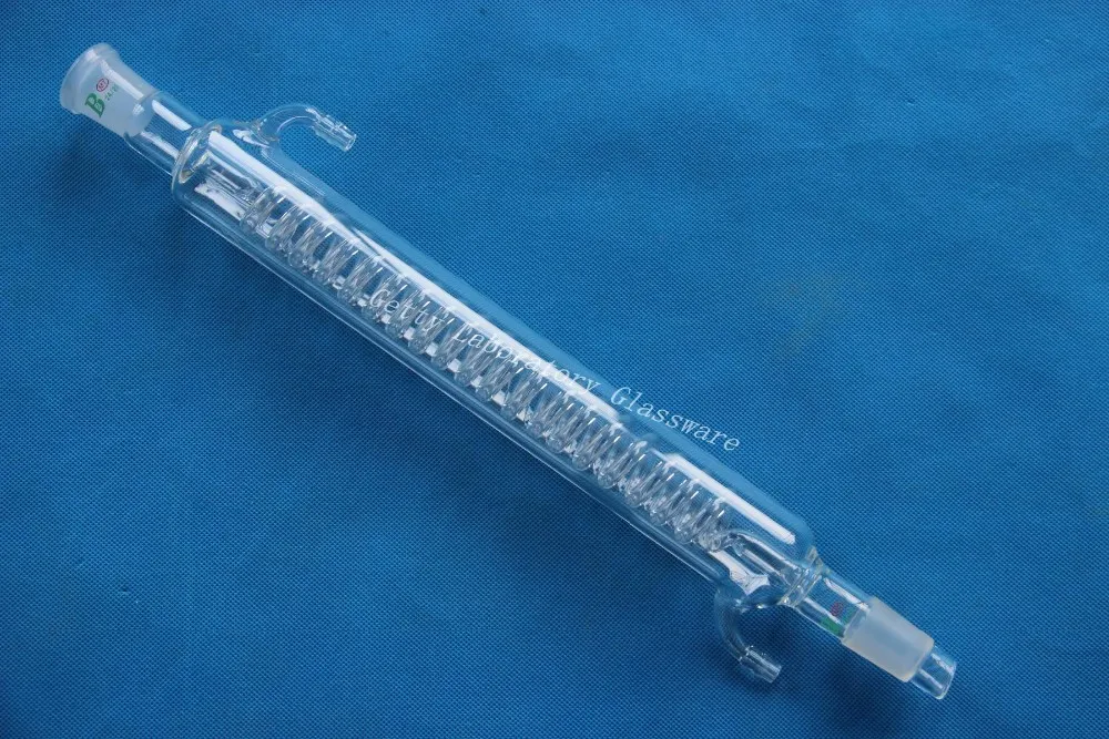 

400mm Graham condenser, Coil Condenser, 24/29 joint,with 10mm hose connection
